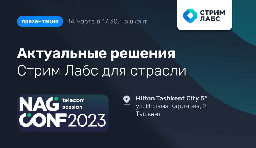 Выступление на конференции NAG CONF 2023